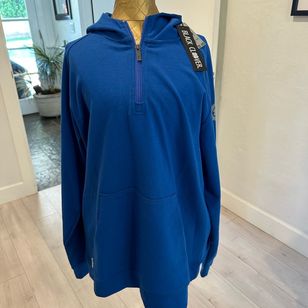 Black Clover quarter zip jacket